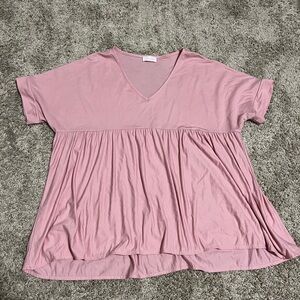 Pink lily pink blouse